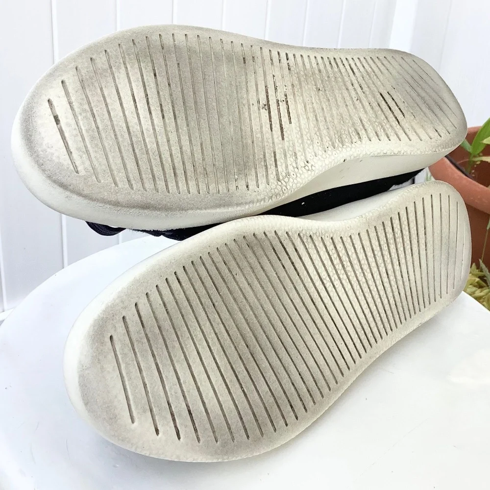 Mens Sz 9 USED ALLBIRDS Tree Pipers Running Shoes 1020 NV1 7.1KG Black/White - Picture 6 of 12